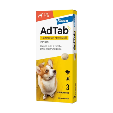ADTAB*3CPR 225MG CANI 5,5-11KG - farmacialombardia.it