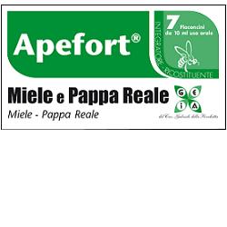 APEFORT MIELE PAPPA REALE 7 FLACONCINI 10 ML - farmacialombardia.it