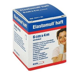BENDA ELASTICA AUTOADESIVA ELASTOMULL HAFT COMPRESSIONE FORTE 6X400 CM - farmacialombardia.it