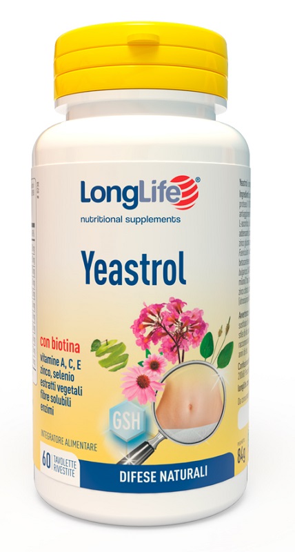 LONGLIFE YEASTROL 60 TAVOLETTE RIVESTITE - farmacialombardia.it
