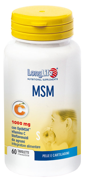 LONGLIFE MSM 1000 MG 60 TAVOLETTE - farmacialombardia.it