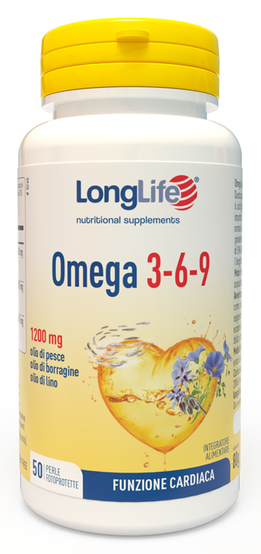 LONGLIFE OMEGA 3-6-9 50 PERLE FOTOPROTETTE - farmacialombardia.it