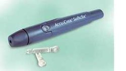 PENNA PUNGIDITO ACCU-CHEK SOFTCLIX + 25 LANCETTE SOFTCLIX + MANUALE DI UTILIZZO - farmacialombardia.it