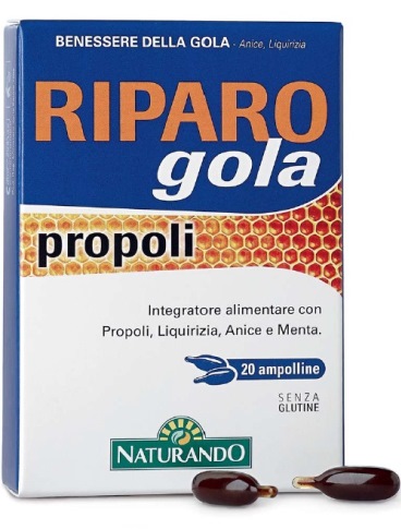 RIPARO GOLA PROPOLI 20 AMPOLLE BEVIBILI - farmacialombardia.it