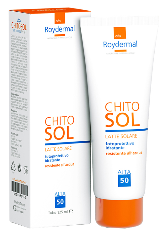 CHITOSOL LATTE SOLARE SPF50 125 ML - farmacialombardia.it