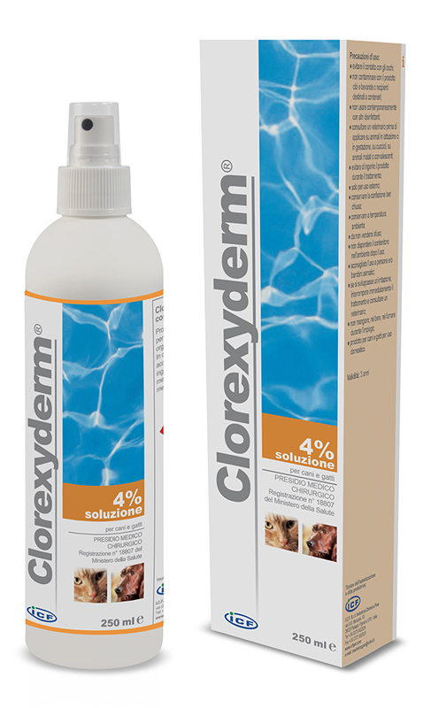 CLOREXYDERM SOLUZIONE 4% 250 ML - farmacialombardia.it