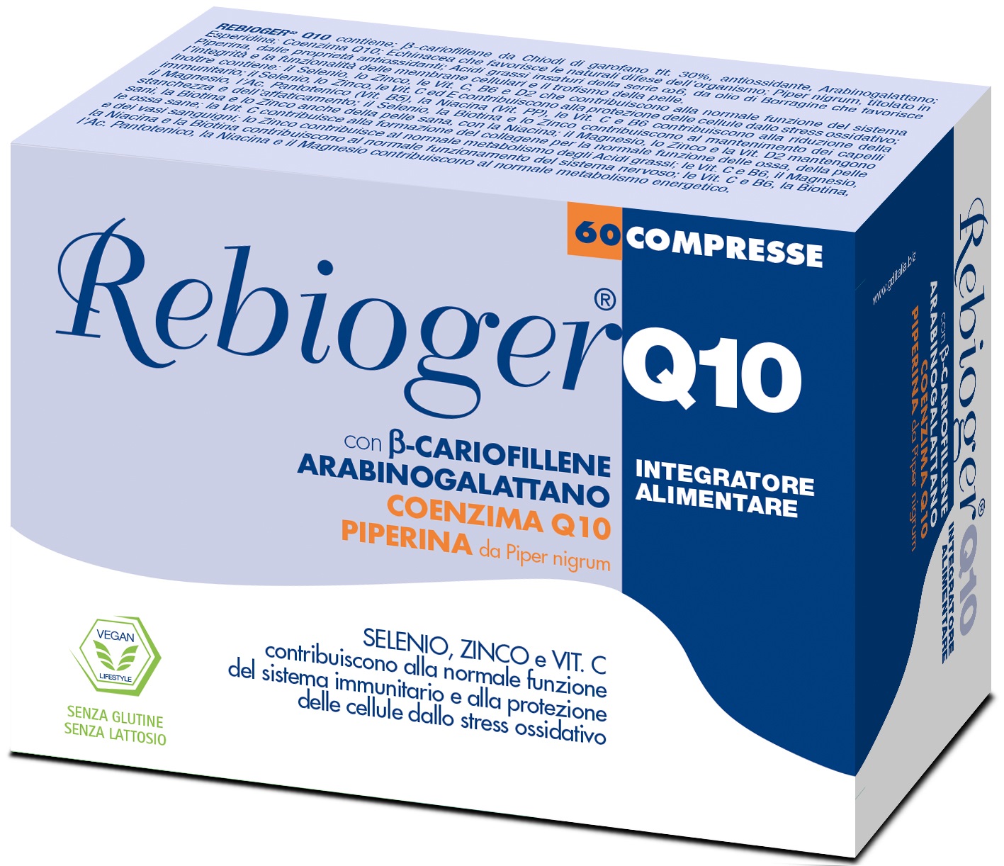 REBIOGER Q10 60 COMPRESSE - farmacialombardia.it