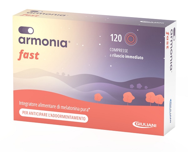 ARMONIA FAST 1 MG MELATONINA 120 COMPRESSE - farmacialombardia.it