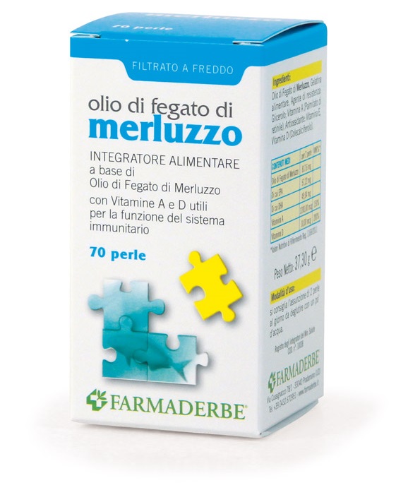 OLIO DI FEGATO DI MERLUZZO 70 PERLE - farmacialombardia.it
