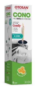 OTOSAN CONO IGIENE ORECCHIO+PROPOLI 6 PEZZI - farmacialombardia.it