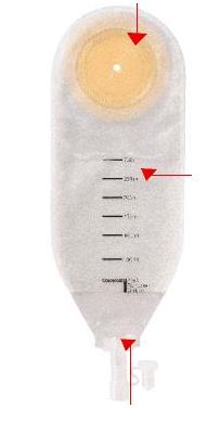 SACCA PER DRENAGGIO DELLE FERITE STERILE COLOPLAST CAPACITA' MAXI 500ML 10 PEZZI ARTICOLO 2220 - farmacialombardia.it