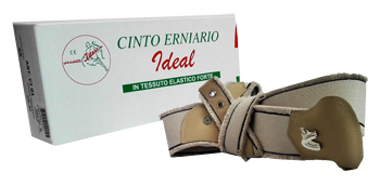 CINTO ERNIARIO IDEAL IN TESSUTO ELASTICO FORTE DESTRO GRIGIO FRANGIATO 100 CM - farmacialombardia.it