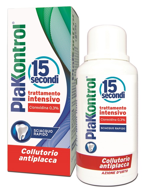 PLAKKONTROL 15 SECONDI COLLUTORIO 250 ML - farmacialombardia.it