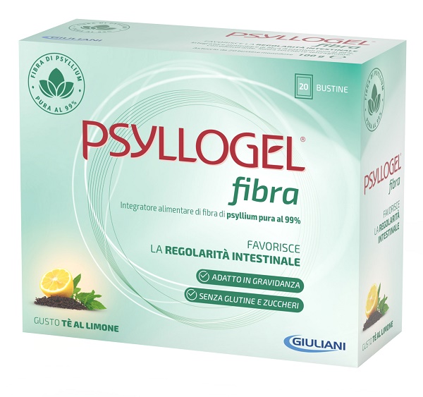 PSYLLOGEL FIBRA TE LIMONE 20 BUSTINE - farmacialombardia.it