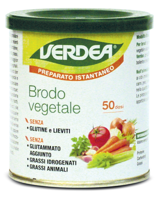 VERDEA PREPARATO ISTANTANEO BRODO VEGETALE 200 G - farmacialombardia.it