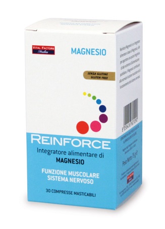 REINFORCE MAGNESIO 30 COMPRESSE MASTICABILI - farmacialombardia.it