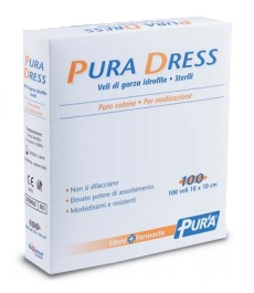 GARZA IDROFILA PURA DRESS 10X10CM 100 PEZZI - farmacialombardia.it
