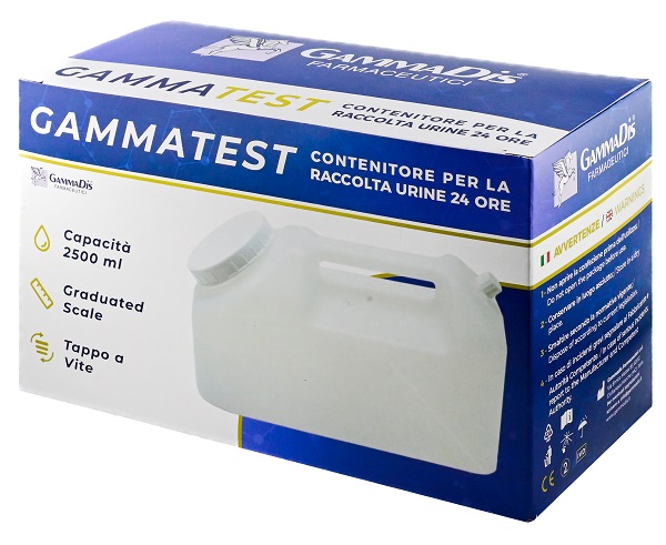 CONTENITORE STERILE PER LA RACCOLTA URINA GAMMASI 24H 2500 ML GAMMADIS - farmacialombardia.it