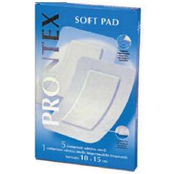 GARZA COMPRESSA PRONTEX SOFT PAD AUTOADESIVA 10X15CM 6 PEZZI - farmacialombardia.it