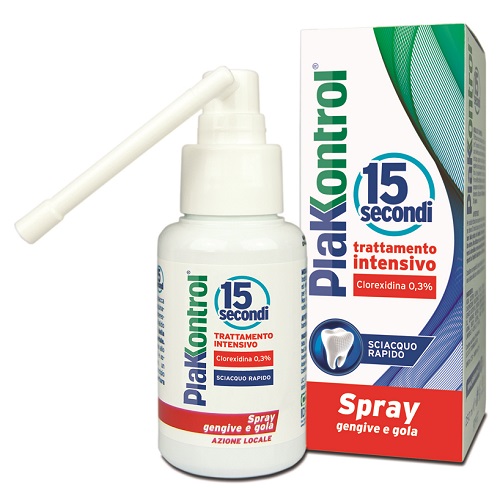 PLAKKONTROL 15 SECONDI COLLUTORIO SPRAY 50 ML - farmacialombardia.it