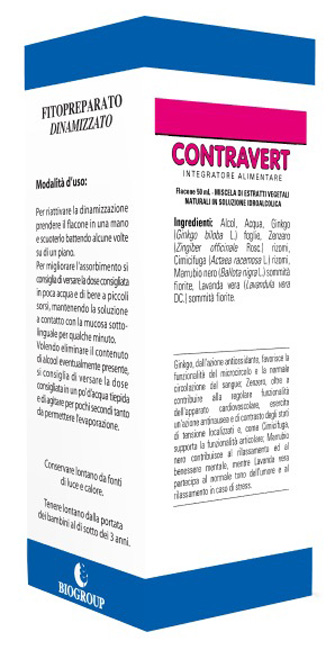 CONTRAVERT 50 ML SOLUZIONE IDROALCOLICA - farmacialombardia.it