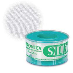 CEROTTO ROCCHETTO PRONTEX SILK SETA 2,5X500 CM - farmacialombardia.it