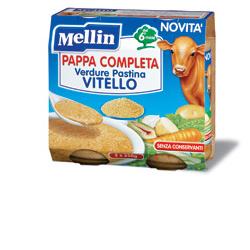 MELLIN PAPPA COMPLETA VITELLO 250 G 2 PEZZI - farmacialombardia.it