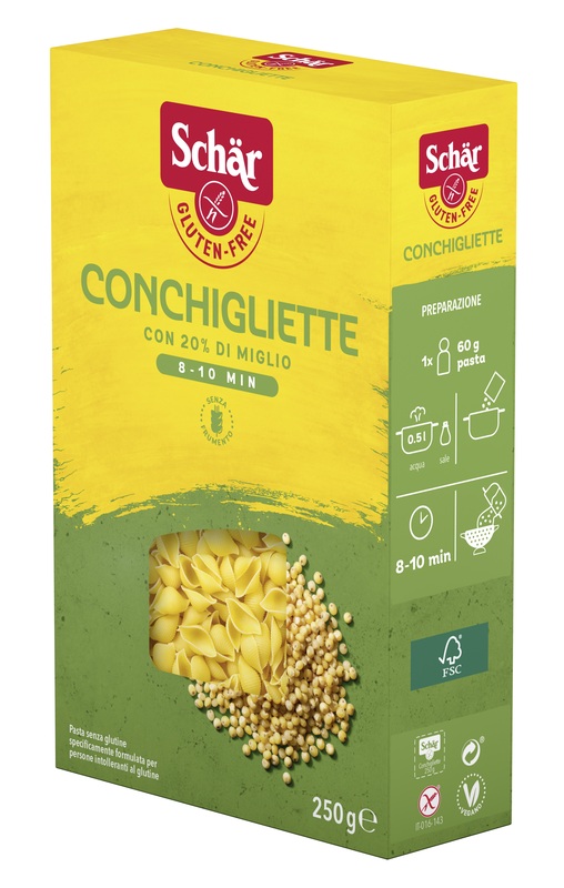 SCHAR CONCHIGLIETTE 250 G - farmacialombardia.it