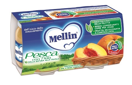 MELLIN OMOGENEIZZATO PESCA MELA 100 G 2 PEZZI - farmacialombardia.it