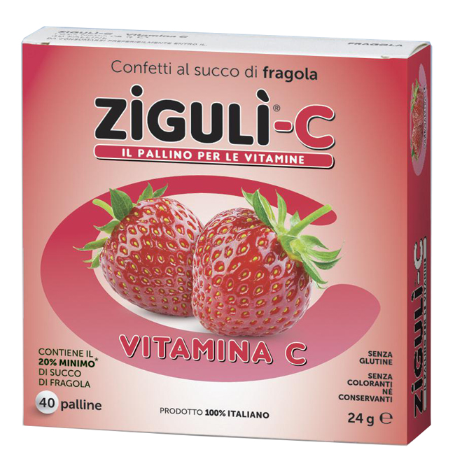 ZIGULI C FRAGOLA 40 CONFETTI 24 G - farmacialombardia.it