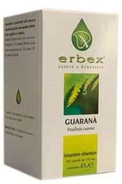 GUARANA 100 CAPSULE 430MG - farmacialombardia.it