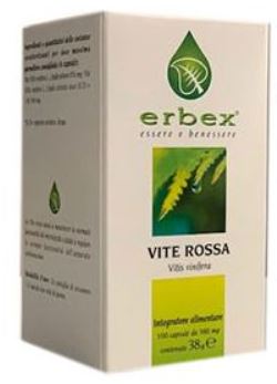 VITE ROSSA 100 CAPSULE 380MG - farmacialombardia.it