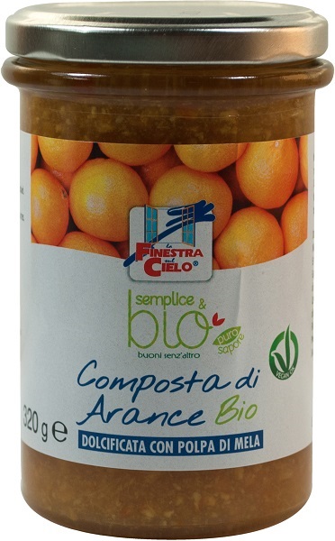 COMPOSTA DI ARANCE CON POLPA DI MELA BIO 320 G - farmacialombardia.it