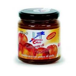 COMPOSTA DI PESCHE BIO CON POLPA DI MELA 320 G - farmacialombardia.it