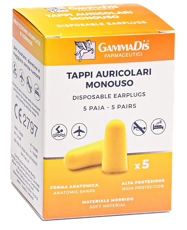 TAPPO AURICOLARE EAR GOMMAPIUMA 10 PEZZI GAMMADIS - farmacialombardia.it