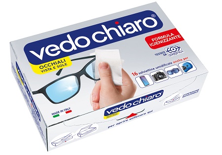 VEDOCHIARO OCCHIALI 16 SALVIETTE UMIDIFICATE - farmacialombardia.it