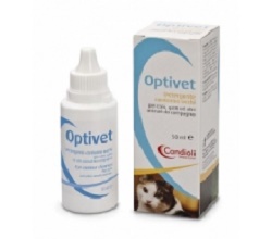 OPTIVET DETERGENTE PER OCCHI PER CANI E GATTI FLACONE 50 ML - farmacialombardia.it