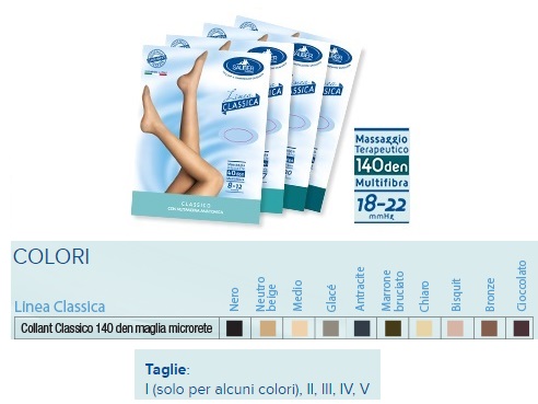 SAUBER COLLANT 140 DENARI MAGLIA MICRORETE CHIARO 4 LINEA CLASSICA - farmacialombardia.it