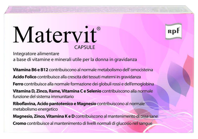 MATERVIT 30 CAPSULE - farmacialombardia.it