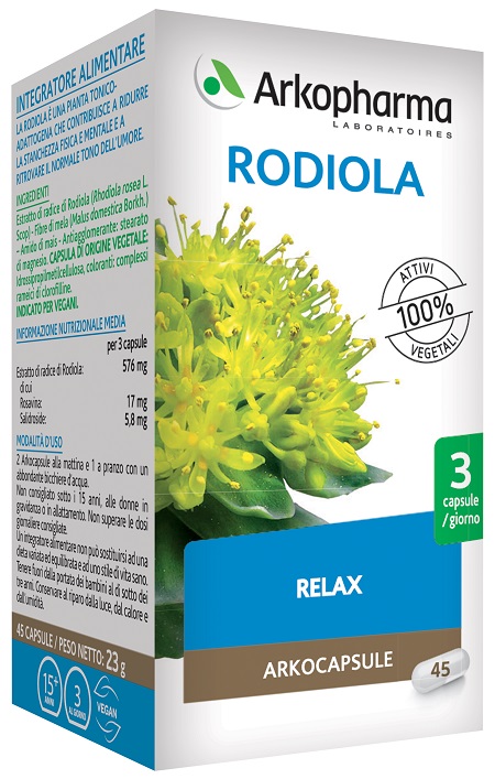 ARKO CAPSULE RODIOLA 45 CAPSULE - farmacialombardia.it