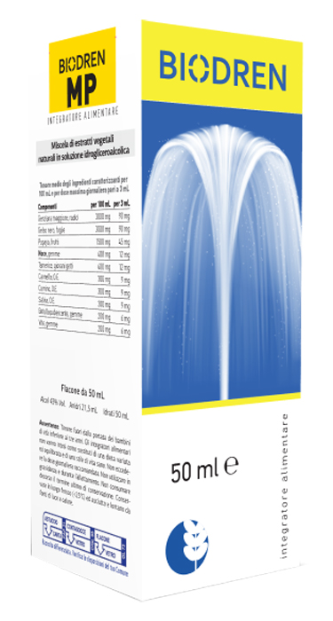 BIODREN M-P SOLUZIONE IDROALCOLICA 50 ML - farmacialombardia.it