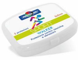 PROTEZIONE TALLONE VESCICHE E ABRASIONI MASTER-AID SPORT WALKER 5X5 5 PEZZI - farmacialombardia.it