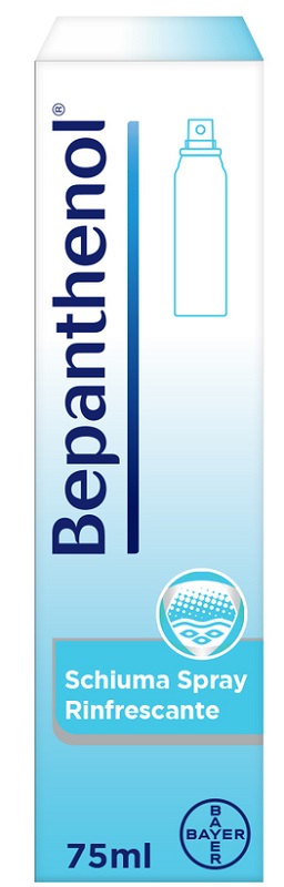 SCHIUMA SPRAY RINFRESCANTE BEPANTHENOL 75ML - farmacialombardia.it