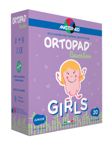 CEROTTO OCULARE PER ORTOTTICA ORTOPAD GIRLS JUNIOR 5X6,7 20 PEZZI - farmacialombardia.it