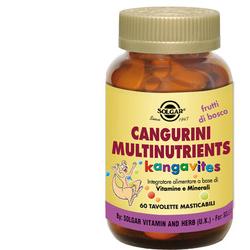 CANGURINI MULTINUTRIENTS FRUTTI BOSCO 60 COMPRESSE - farmacialombardia.it