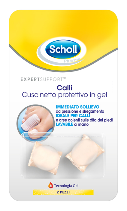 CUSCINETTI PROTETTIVI PER PIEDI CALLI SCHOLL GELACTIV 2 PEZZI - farmacialombardia.it