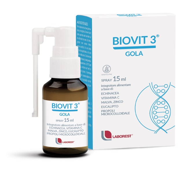 BIOVIT 3 GOLA 1 FIALA 15 ML SPRAY - farmacialombardia.it