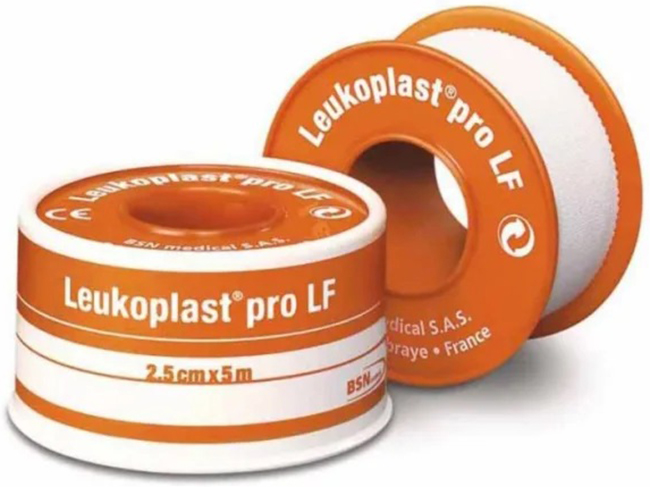 CEROTTO CHIRURGICO MEDICATO IN ROCCHETTO LEUKOPLAST PRO LF CON OSSIDO DI ZINCO 2,5X500 CM - farmacialombardia.it