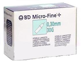 LANCETTE PUNGIDITO BD MICROFINE+ PER OPTIMUS GAUGE 30 25 PEZZI - farmacialombardia.it