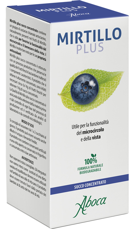 MIRTILLO PLUS SUCCO CONCENTRATO 100 ML - farmacialombardia.it